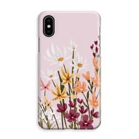 Painted wildflowers: iPhone XS Max Volledig Geprint Hoesje