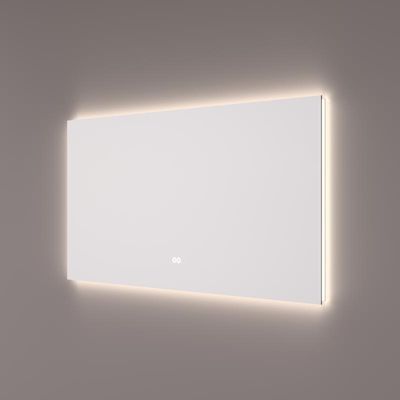 Badkamerspiegel SPV12500 | 100x70 cm | Indirecte LED verlichting | Touch button | Met spiegelverwarming