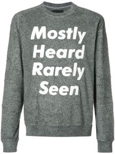 Mostly Heard Rarely Seen sweat à logo - Gris