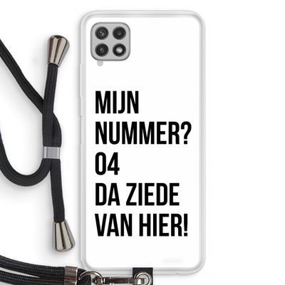 Da ziede van hier: Samsung Galaxy A22 4G Transparant Hoesje met koord