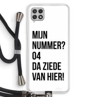 Da ziede van hier: Samsung Galaxy A22 4G Transparant Hoesje met koord