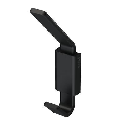 Geesa Frame Handdoekhaak dubbel Zwart 918415-06
