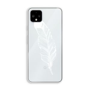 Pluim: Pixel 4 XL Transparant Hoesje