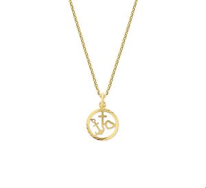 TFT Collier Geelgoud Geloof, Hoop En Liefde 1,0 mm x 41+4 cm