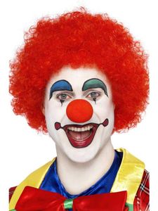 Crazy krulpruik rood