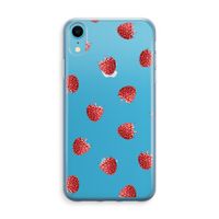 Framboosjes: iPhone XR Transparant Hoesje