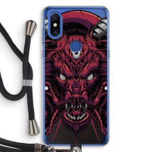 Hell Hound and Serpents: Xiaomi Mi Mix 3 Transparant Hoesje met koord