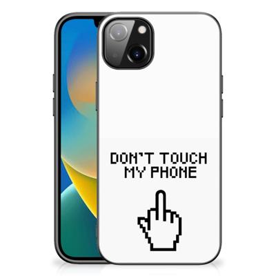 iPhone 14 Plus | Telefoon Hoesje | Finger Don&apos;t Touch My Phone