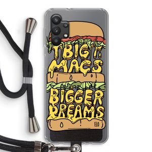 Big Macs Bigger Dreams: Samsung Galaxy A32 5G Transparant Hoesje met koord
