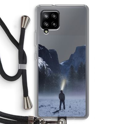 Wanderlust: Samsung Galaxy A42 5G Transparant Hoesje met koord