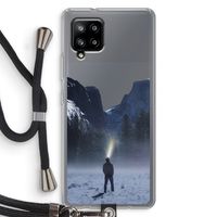 Wanderlust: Samsung Galaxy A42 5G Transparant Hoesje met koord