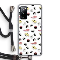 Sushi time: Samsung Galaxy S20 FE / S20 FE 5G Transparant Hoesje met koord
