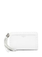 Lancel portefeuille Premier Flirt à détaill de pompon - Blanc