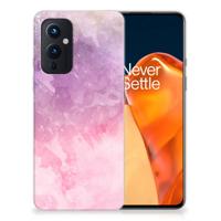 Smartphone hoesje OnePlus 9 Pink Purple Paint