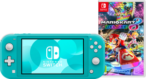 Nintendo Switch Lite Turquoise + Mario Kart 8 Deluxe Switch