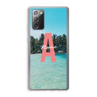 Pacific Dream: Samsung Galaxy Note 20 / Note 20 5G Transparant Hoesje