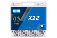 KMC X12 Ketting 12-speed 126-schakels Zwart - Zilver