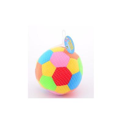 Baby speelgoed ballen - Pluche bal met rammelaar - multi kleuren - Dia 18 cm