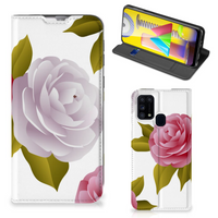 Samsung Galaxy M31 Smart Cover Roses