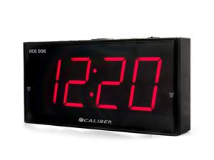 Digitale Wekker met Snooze Functie - Dual Alarmklok - Groot Rood Display - Strak Design (HCG006)