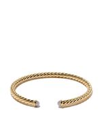 David Yurman bracelet Modern Cablespira en or 18ct pavé de diamants (4 mm) - thumbnail