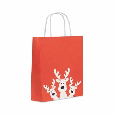 Geschenktasje Kerst Rendier maat S