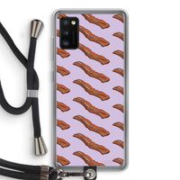 Bacon to my eggs #2: Samsung Galaxy A41 Transparant Hoesje met koord