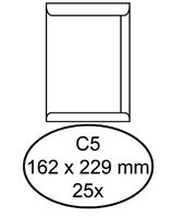 Envelop Hermes akte C5 162x229mm zelfklevend wit 25stuks - thumbnail