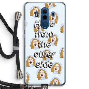 Hello: Huawei Mate 10 Pro Transparant Hoesje met koord