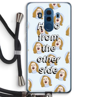 Hello: Huawei Mate 10 Pro Transparant Hoesje met koord