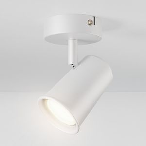 HOFTRONIC™ Riga LED Plafondspot Wit - Draaibaar en Dimbaar - GU10 plafondlamp 4000K neutraal wit - 5W 400 Lumen - Opbouw spot voor woonkamer