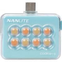 Nanlite cookie-s LED Mini Light (cyan blue)