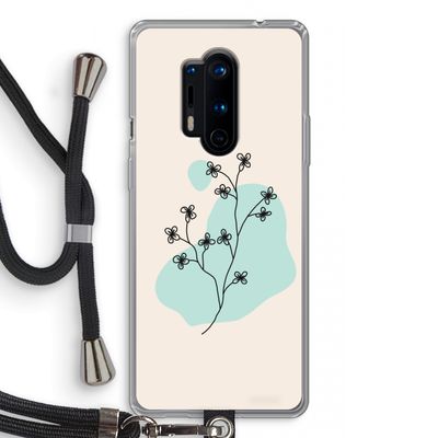 Love your petals: OnePlus 8 Pro Transparant Hoesje met koord