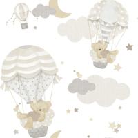 Cristiana Masi Happy Behang met luchtballonnen en beertjes - 14817