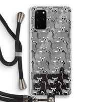 Makis: Samsung Galaxy S20 Plus Transparant Hoesje met koord