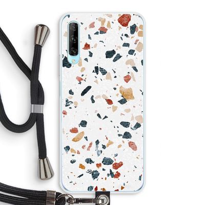 Terrazzo N°4: Huawei P Smart Pro Transparant Hoesje met koord