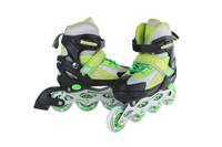 Street Rider inline skates groen/zwart verstelbaar 37-40 Street Rider inline skates groen/zwart verstelbaar 37-40