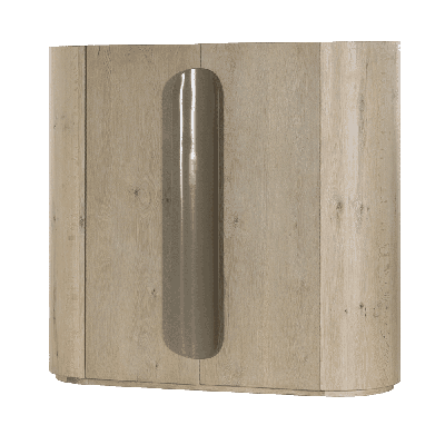 Tower Living Opbergkast 'Allure' Eiken, 140 x 150cm, kleur Whitewash