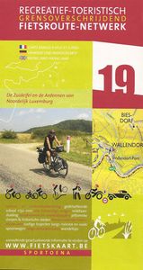 Fietskaart 19 Fietsroute-Netwerk Zuideifel en Ardennen - noord Luxemburg | Sportoena