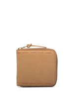 visvim portefeuille en cuir à fermeture zippée - Marron