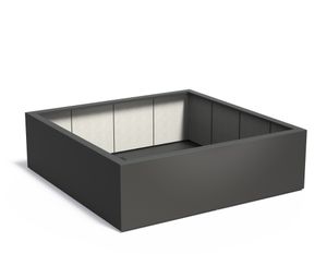 Polyester plantenbak CARREZ 200x200x60cm.