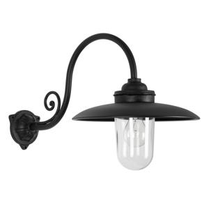 KS Verlichting Mat zwarte muurlamp Rhone 7590