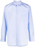 Comme Des Garçons Shirt chemise à fines rayures - Bleu