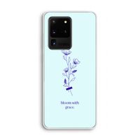 Bloom with grace: Samsung Galaxy S20 Ultra Transparant Hoesje