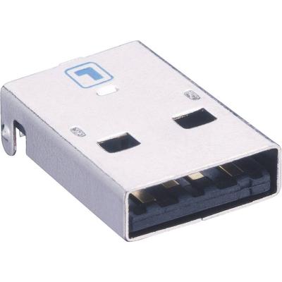 Lumberg 2410 08 2410 08 USB-2.0-stekker Stekker, inbouw horizontaal 1 stuk(s)