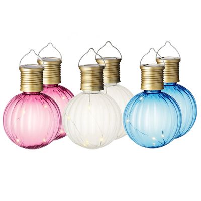 Lumineo - Solar Led tuinlampjes set van 15x stuks in 3 kleuren 11 cm