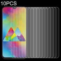 10 stuks 0.26 mm 9u 2.5 D getemperd glas film voor Galaxy M20