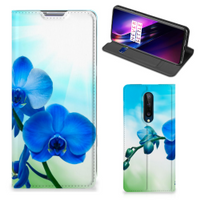 OnePlus 8 Smart Cover Orchidee Blauw - Cadeau voor je Moeder