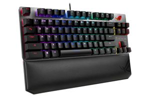 ASUS X801 STRIX SCOPE NX TKL D/NXRD/US toetsenbord Gamen USB QWERTY Amerikaans Engels Zwart, Grijs