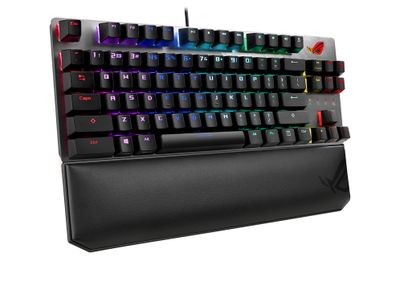 ASUS X801 STRIX SCOPE NX TKL D/NXRD/US toetsenbord Gamen USB QWERTY Amerikaans Engels Zwart, Grijs
